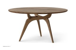 TRIIIO Spisebord, R�uchereiche ge�lt, Massivholz-Tischplatte | Brdr. Kr�ger