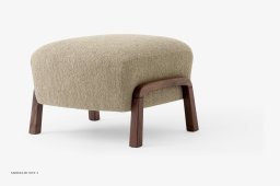 Wulff ATD3 Hocker, Walnuss ge�lt, Barnum 004 | &Tradition