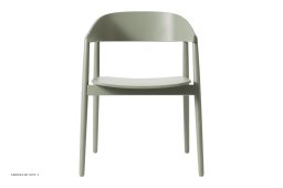 AC2 Stol b�g, Buche gr�n RAL7033, Furnier | Andersen Furniture