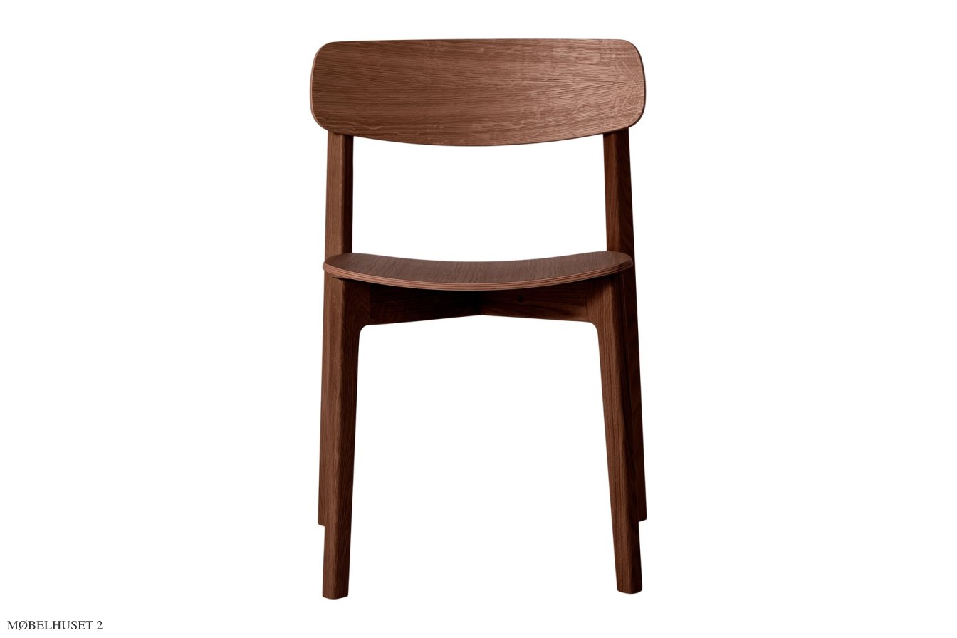 Anch Stol, Eiche ger�uchert matt lackiert, Furnier | Andersen Furniture