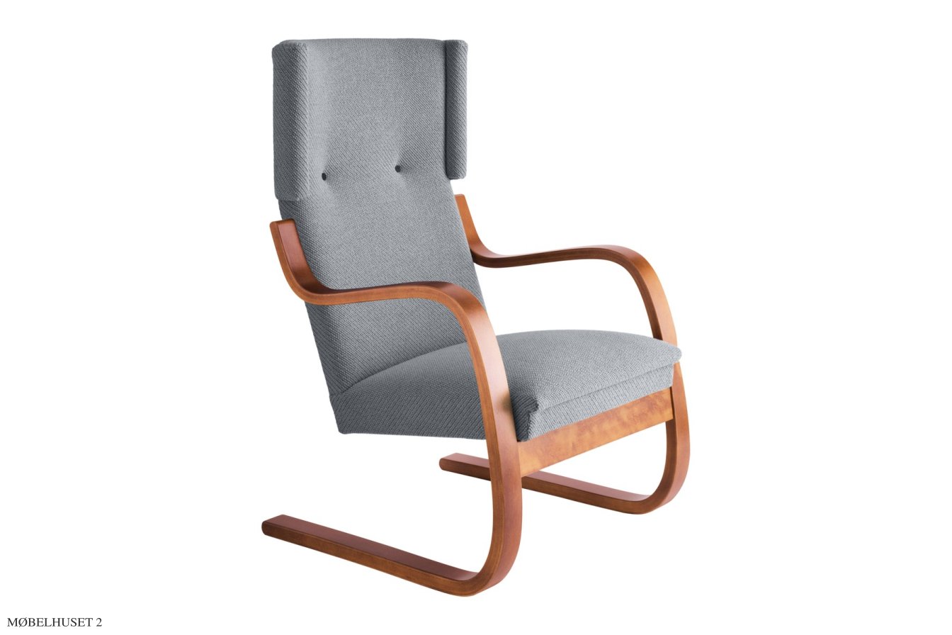 Armchair 401 Sessel, Walnuss gebeizt | Stoff Tonus | Artek
