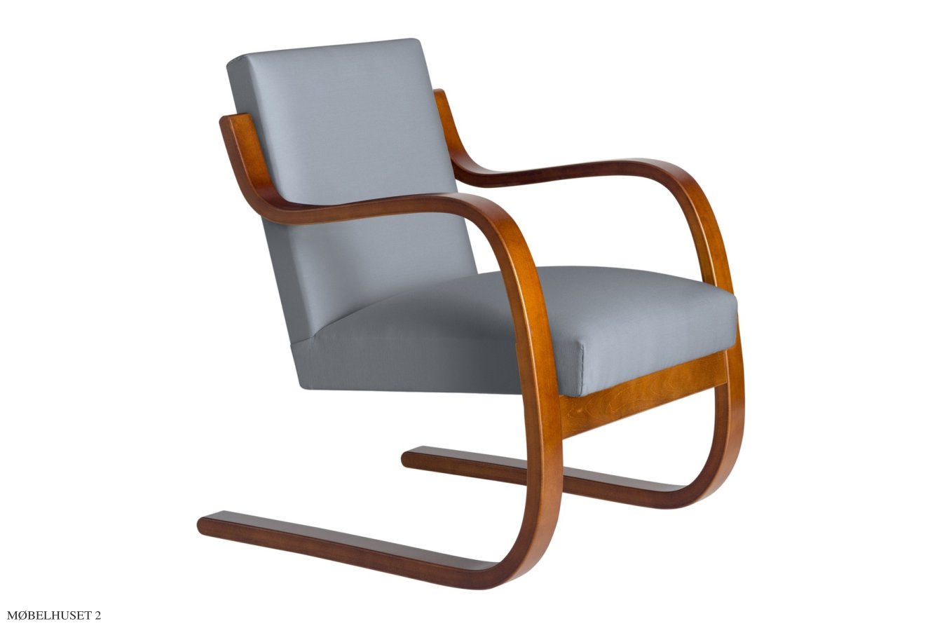Armchair 402 Sessel, Walnuss gebeizt | Stoff Tonus | Artek