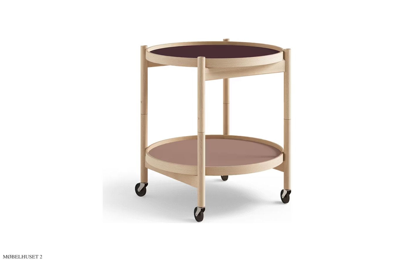 B�lling bakkebord Nano, Modell 50, Buche ge�lt, Wine – Burgund/Ros� | Brdr. Kr�ger
