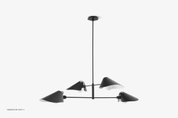Bonnet SC91-SC93 lysekrone, SC92 - h�jde 110 cm, Black | &Tradition