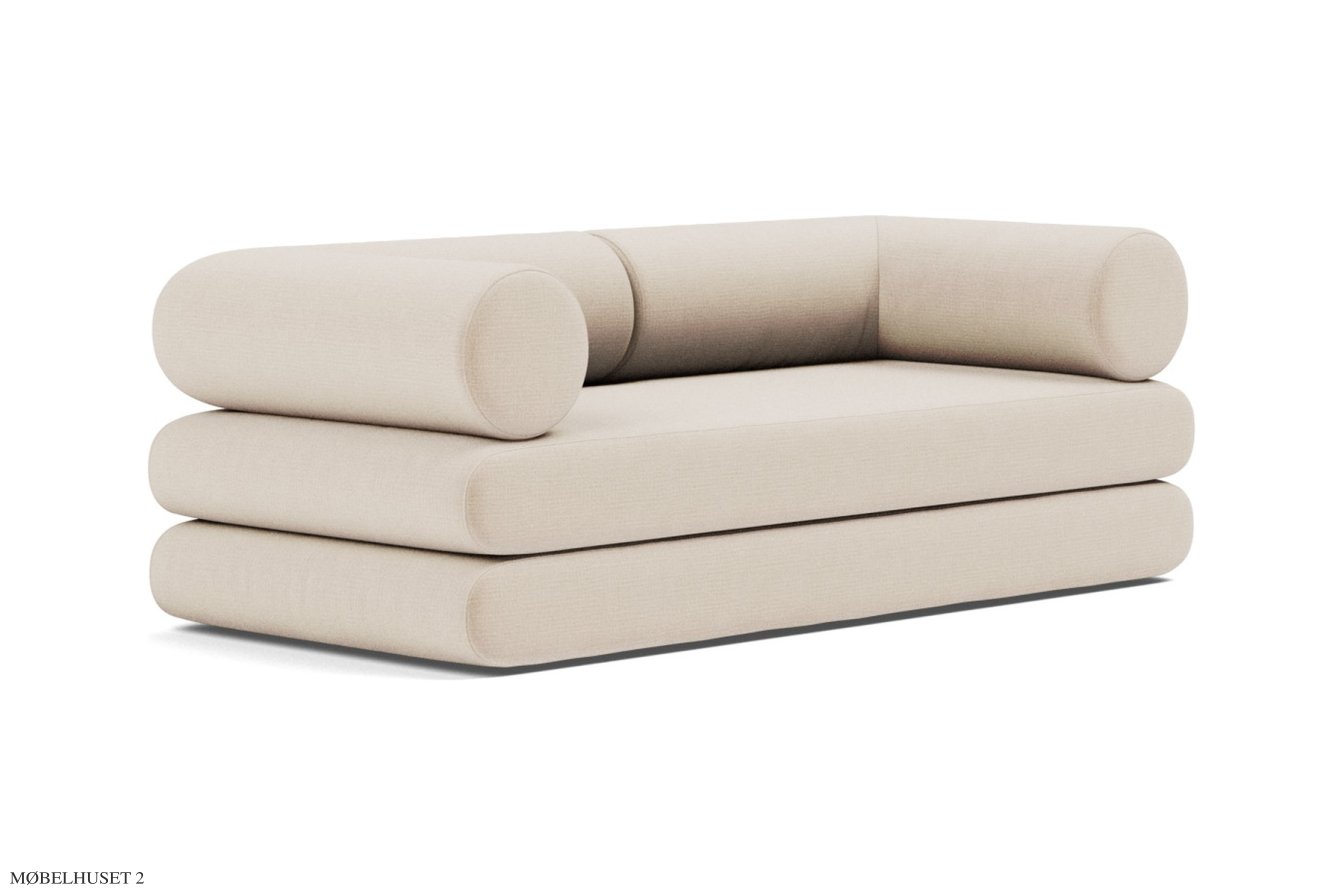 Circlus Daybed, Mit L-f�rmigen Kissen, Esina Almond 410 | Innovation Living