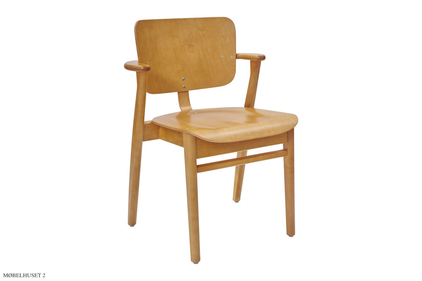 Domus Chair armstol, Birk Honey bejdse | Artek