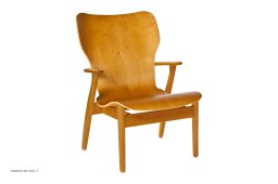 Domus Lounge Chair Sessel, Birke Honig gebeizt | Artek