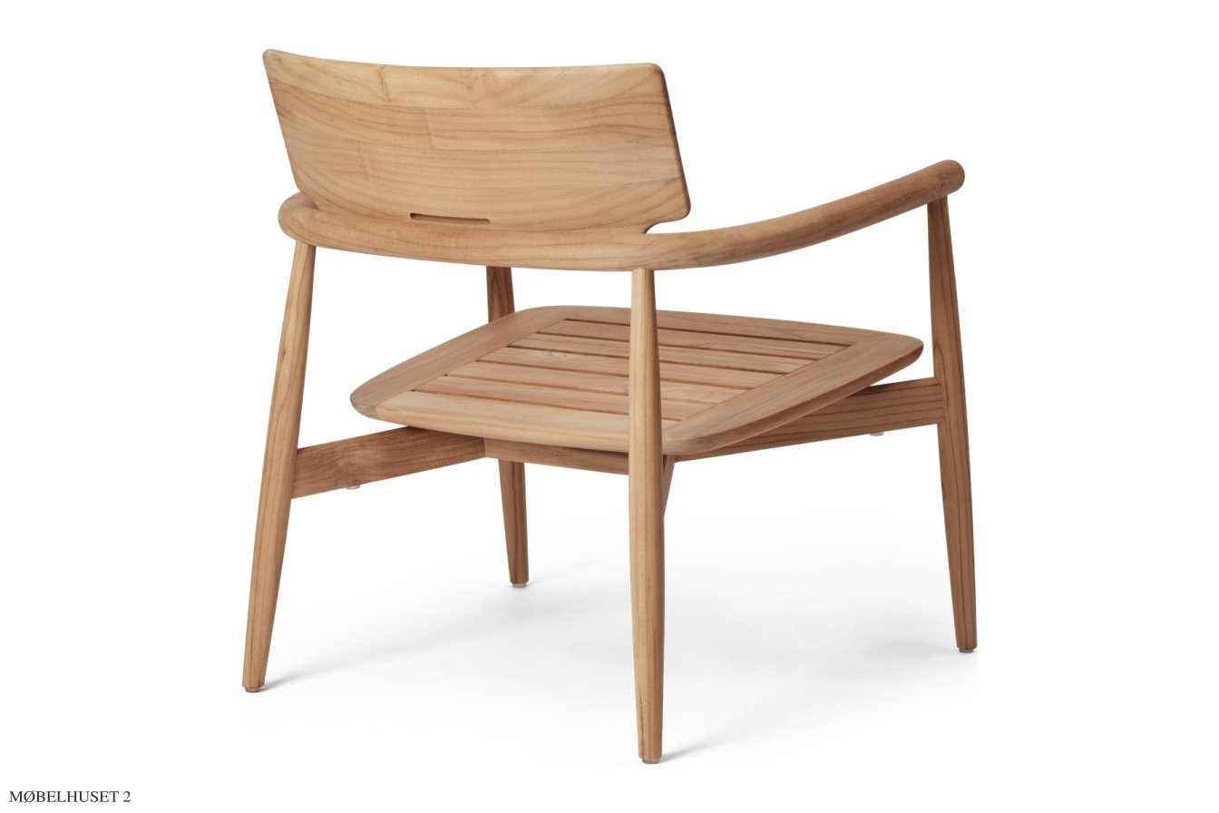 E018 Embrace Outdoor l�nestol, Uden hynde (billede 3) | Carl Hansen & S�n