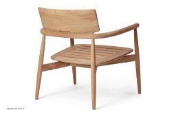 E018 Embrace Outdoor l�nestol, Uden hynde (billede 3) | Carl Hansen & S�n