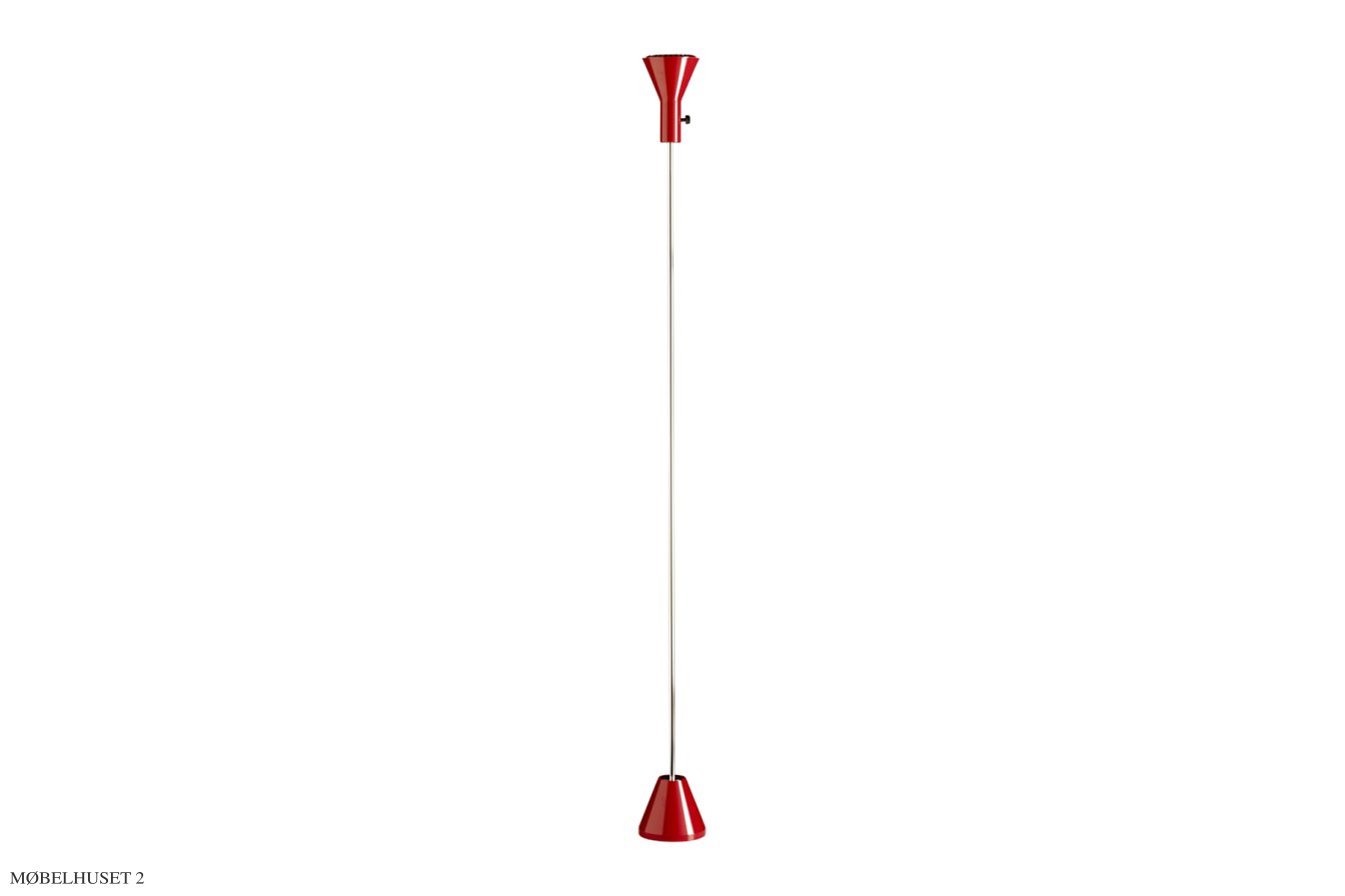 Eiermann ES 57 gulvlampe, R�d | Tecnolumen