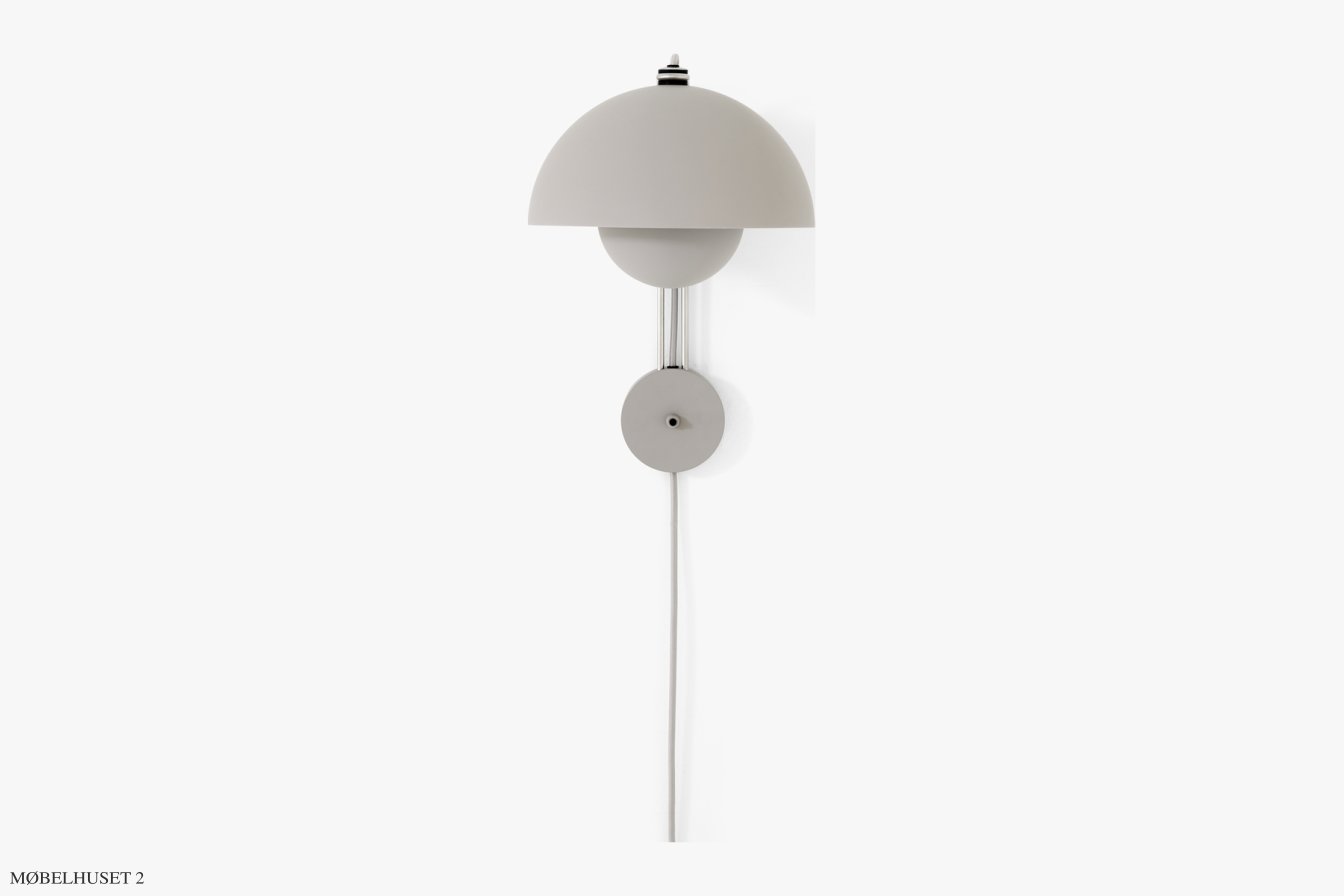 Flowerpot VP8 Wandleuchte, Matt Light Grey | &Tradition