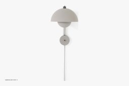 Flowerpot VP8 Wandleuchte, Matt Light Grey | &Tradition