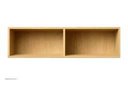 ATBO Halv hallway reol 18 x 70 med mellemside, 21 cm, Eg klar olie