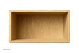 ATBO Kvart hallway reol 18 x 35, 21 cm, Eg klar olie