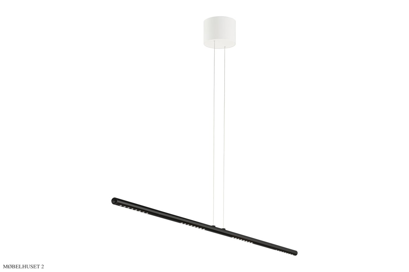 LUM 135 HLUM 19 L pendel, Mat sort | Tecnolumen