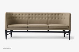 Mayor AJ5 Sofa, Eiche schwarz lackiert, Hallingdal 224 | &Tradition