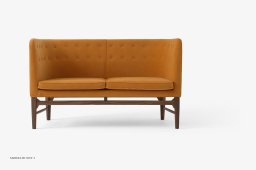 Mayor AJ6 Sofa, Walnuss ge�lt, Gentle 443 | &Tradition
