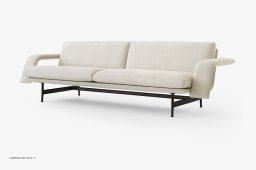 Meantime AV31 Sofa, Warm Black, Ecriture 0210 | &Tradition