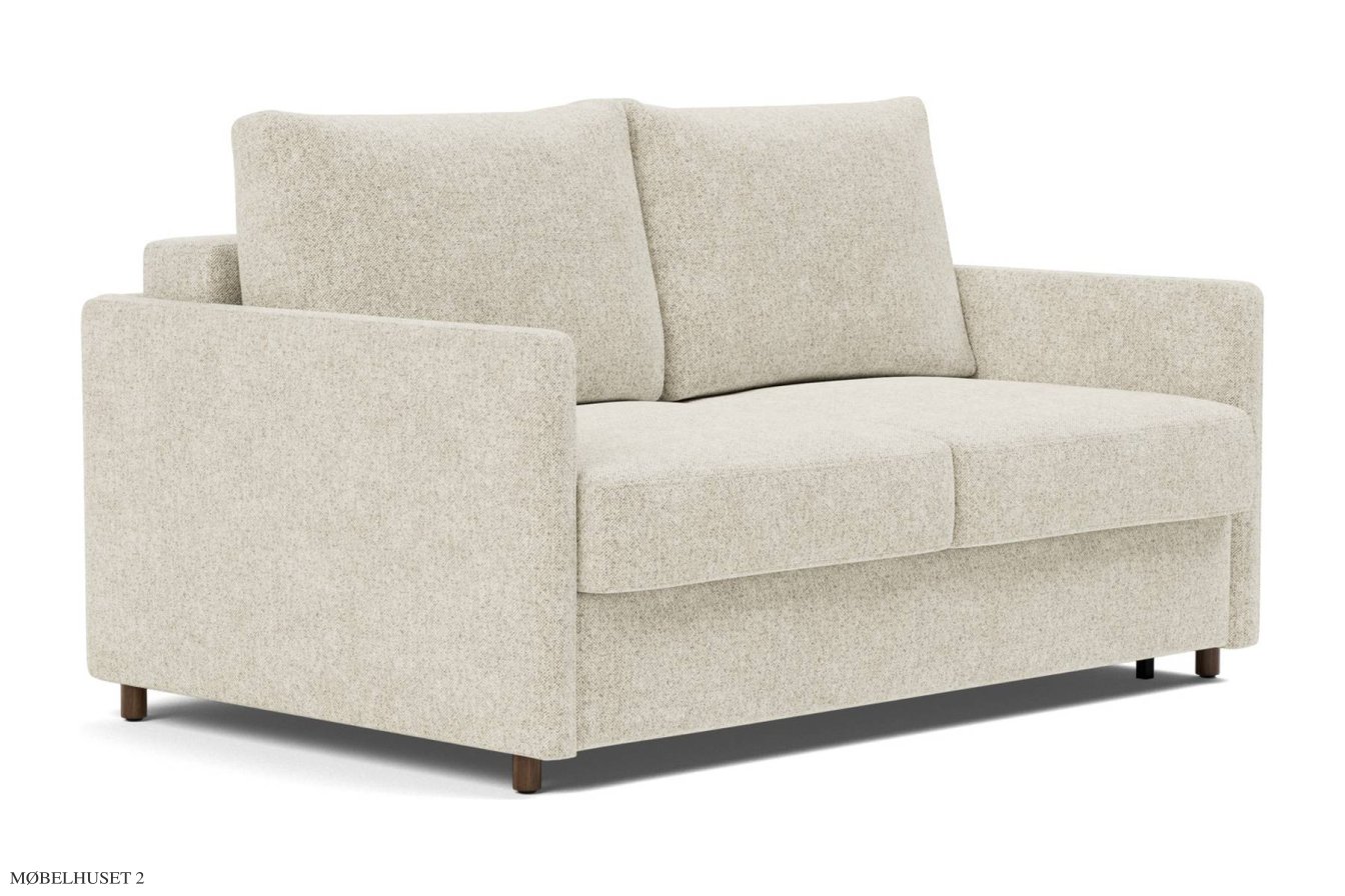 Neah Slim Schlafsofa, Schlafsofa 140 cm, Taura Off White 357 | Innovation Living