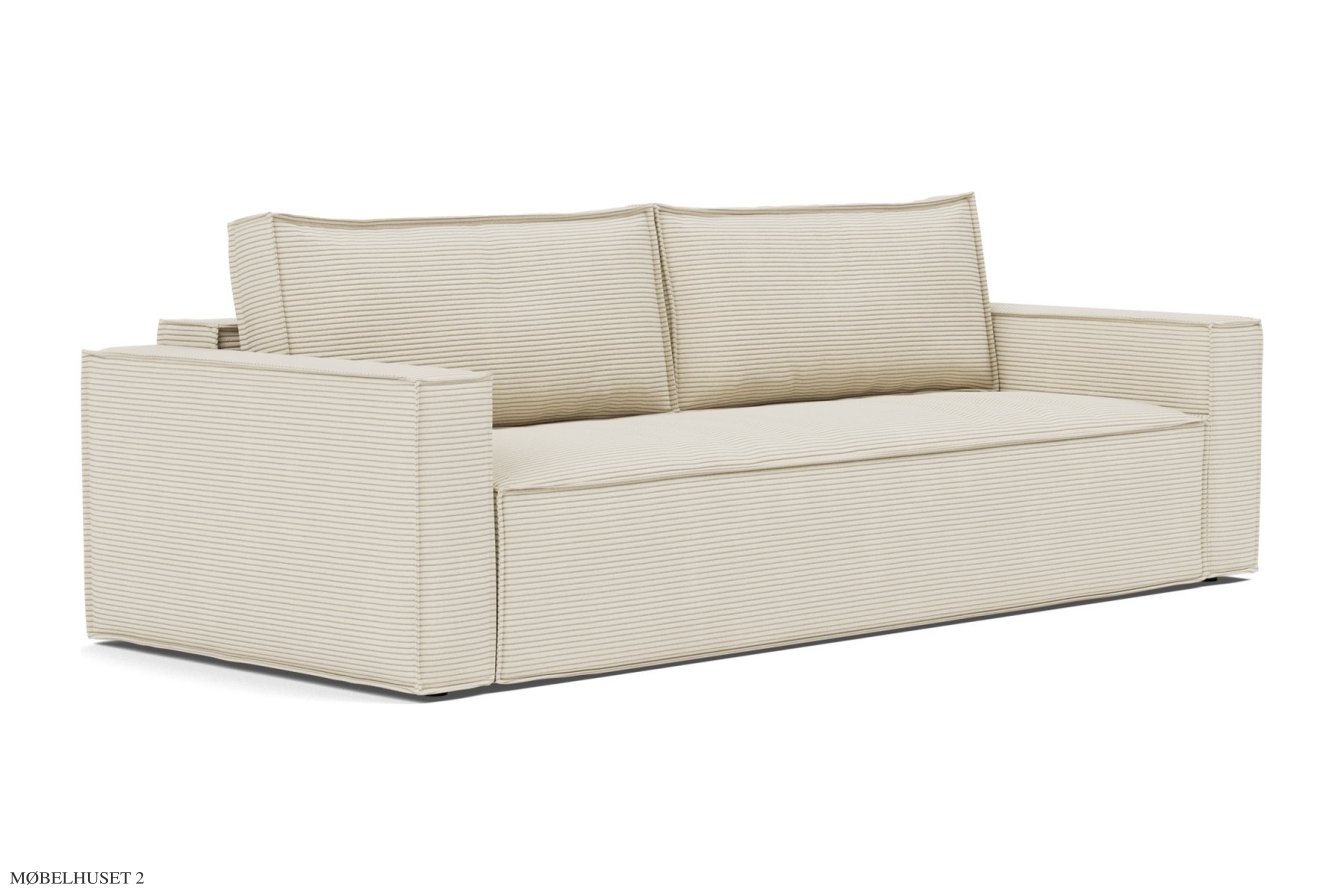 Newilla Schlafsofa, Corduroy Ivory 594 | Innovation Living