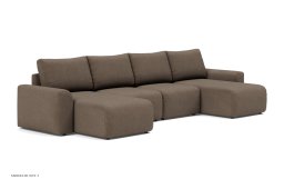 Norum U-Schlafsofa, Chunky-Armlehnen, Esina Cedar Brown 411 | Innovation Living