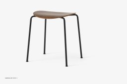 Pavilion AV36, AV37 & AV38 Hocker, AV36 - Hocker (H49), Walnuss lackiert | &Tradition