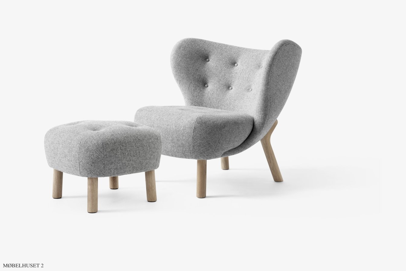 Pouf ATD1 Bank f�r Little Petra, Eiche, Hallingdal 130 | &Tradition