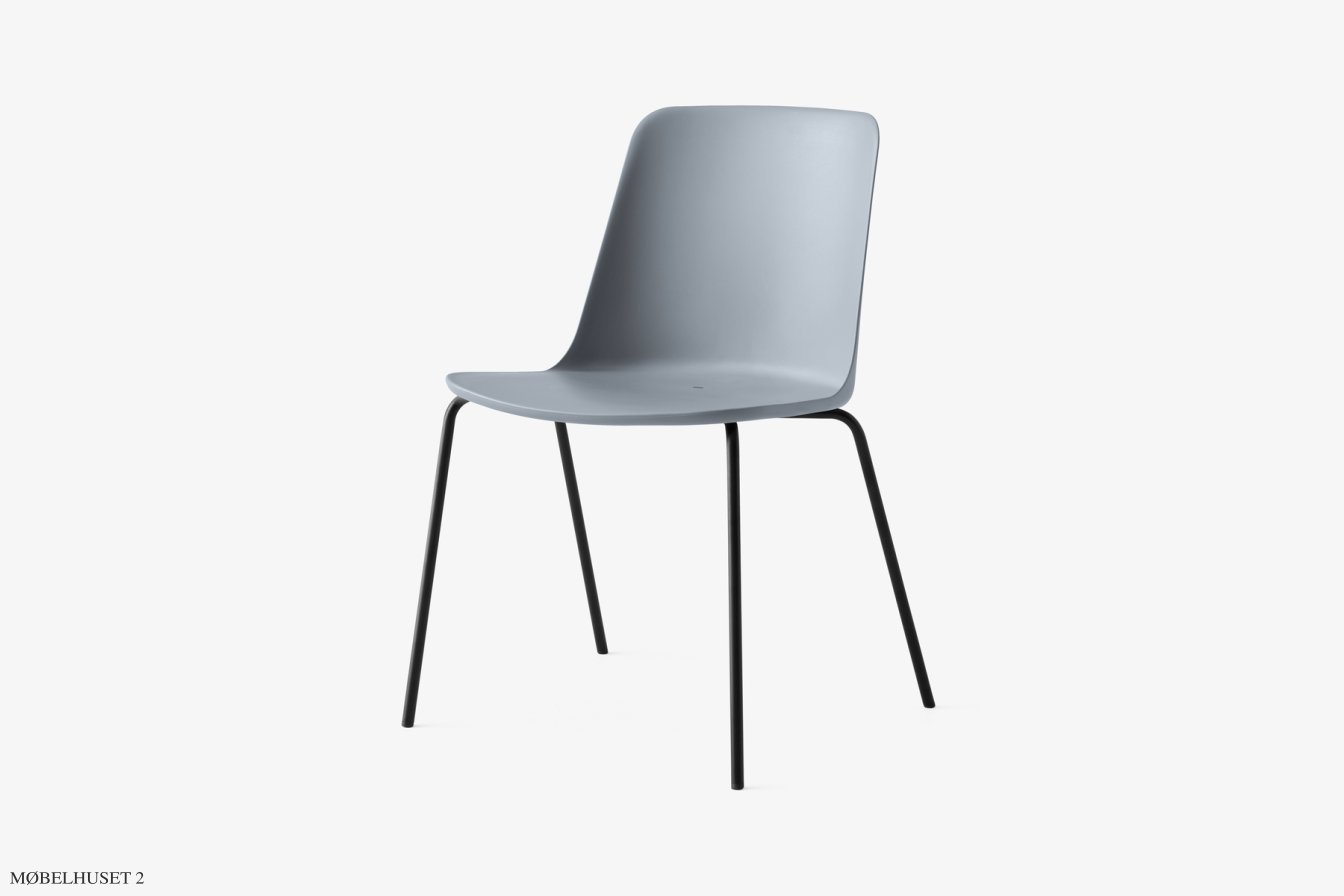 Rely HW138 Stuhl, Light Blue Black | &Tradition