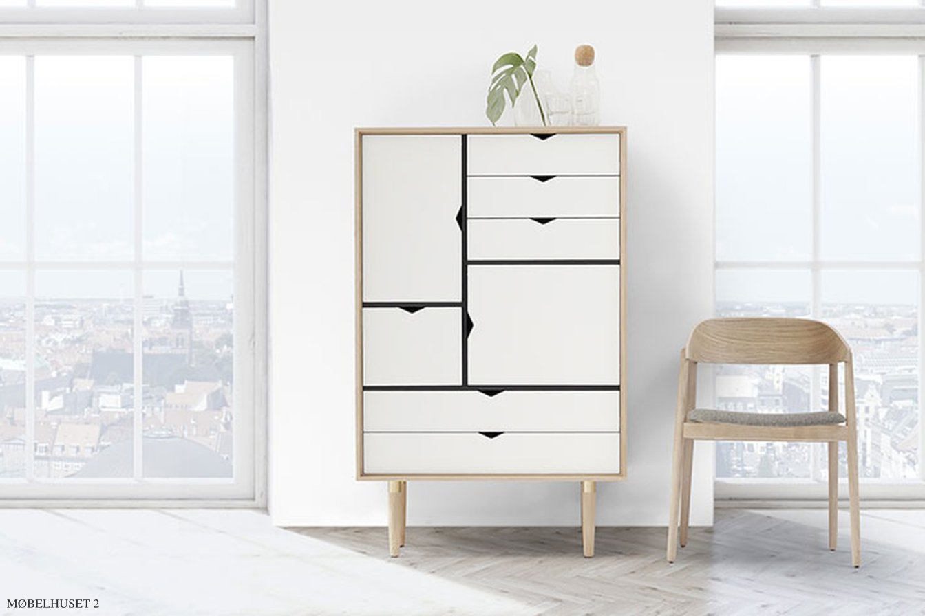 S5 Opbevaringm�bel, Alpino (wei�) | Andersen Furniture