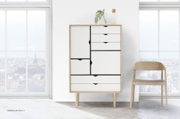 S5 Opbevaringm�bel, Alpino (wei�) | Andersen Furniture
