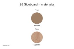 S6 Sideboard, Material�bersicht | Andersen Furniture