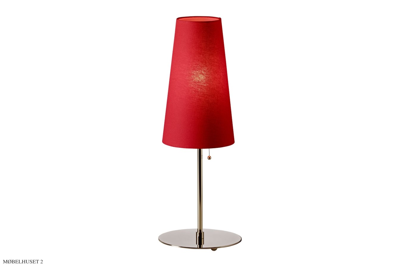 TLWS 05 bordlampe, Keglesk�rm, R�d | Tecnolumen
