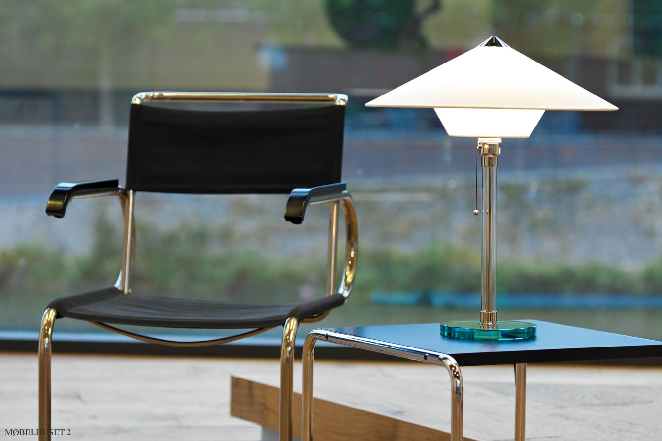 Wagenfeld WG 28 bordlampe, produktbillede | Tecnolumen