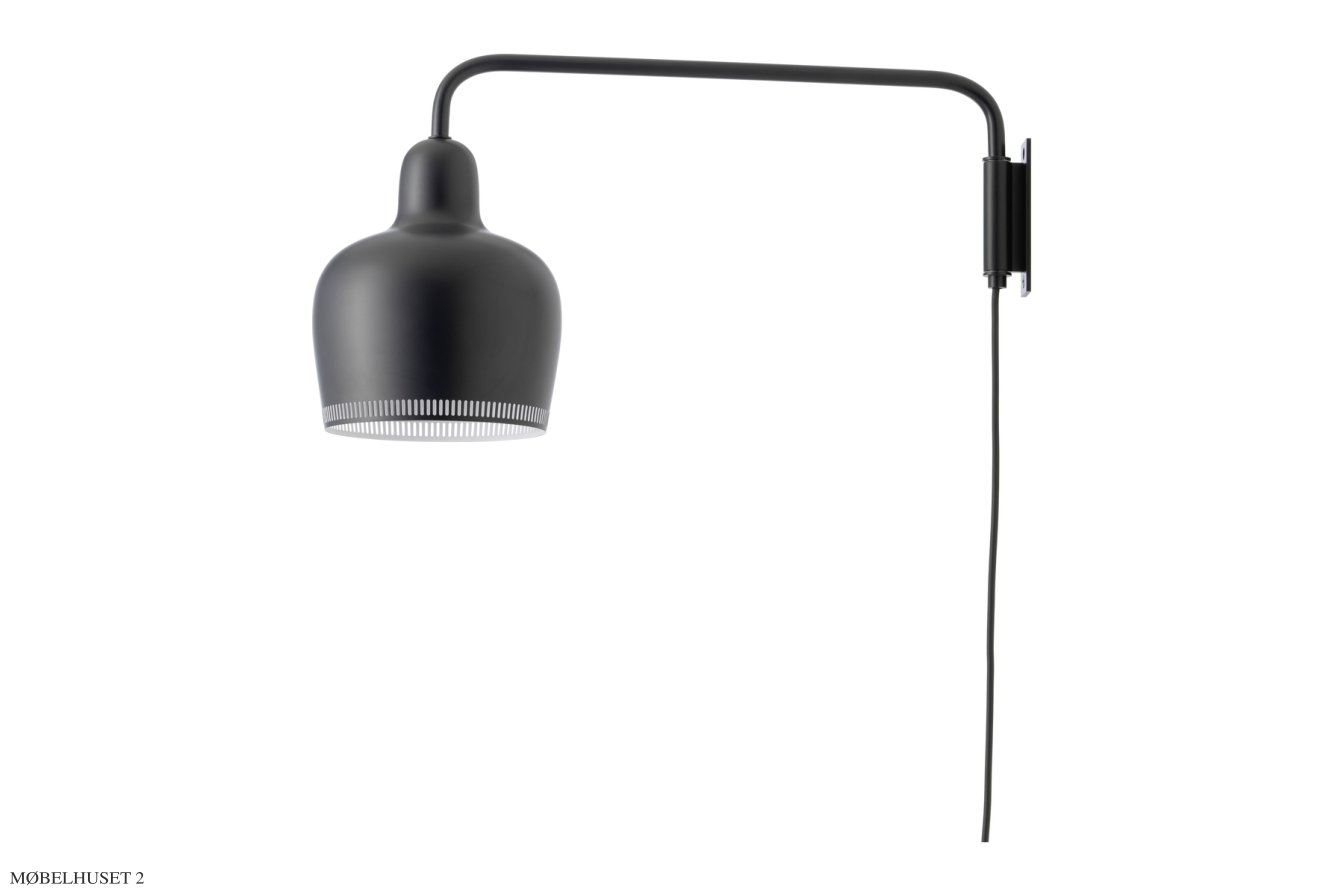 Wall Light A330S \"Golden Bell\", Schwarz | Artek