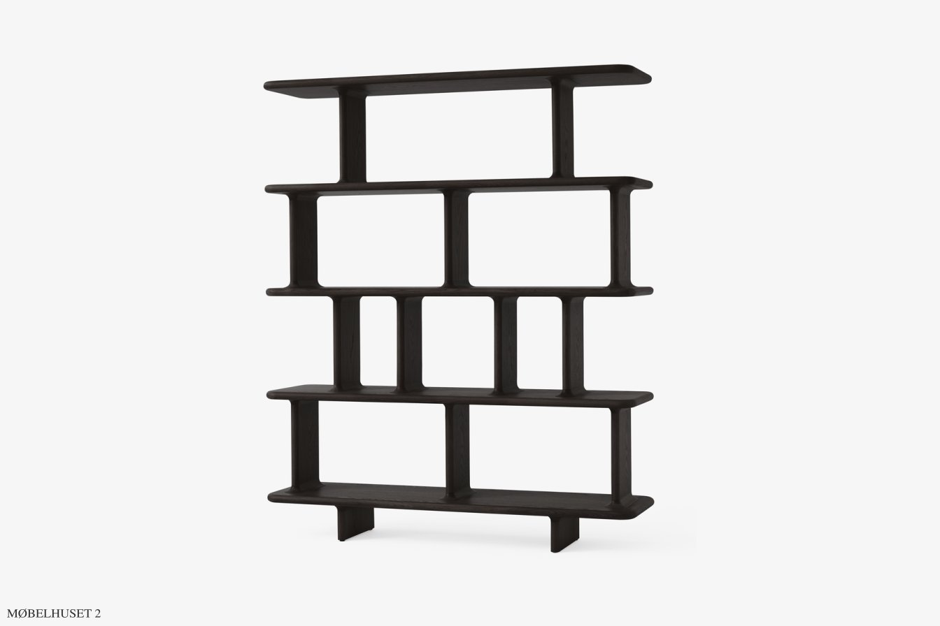 Archivo JH45 reol, Eg m�rkbejdset | &Tradition