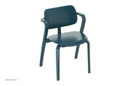 Aslak Chair spisebordsstol, Petrol | Artek