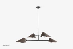 Bonnet SC91-SC93 lysekrone, SC92 - h�jde 110 cm, Black & Bronzed | &Tradition