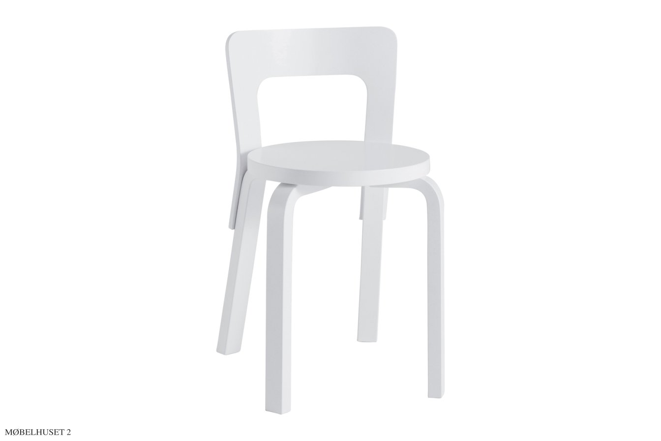 Chair 65 Esszimmerstuhl, Wei� lackiert | Artek