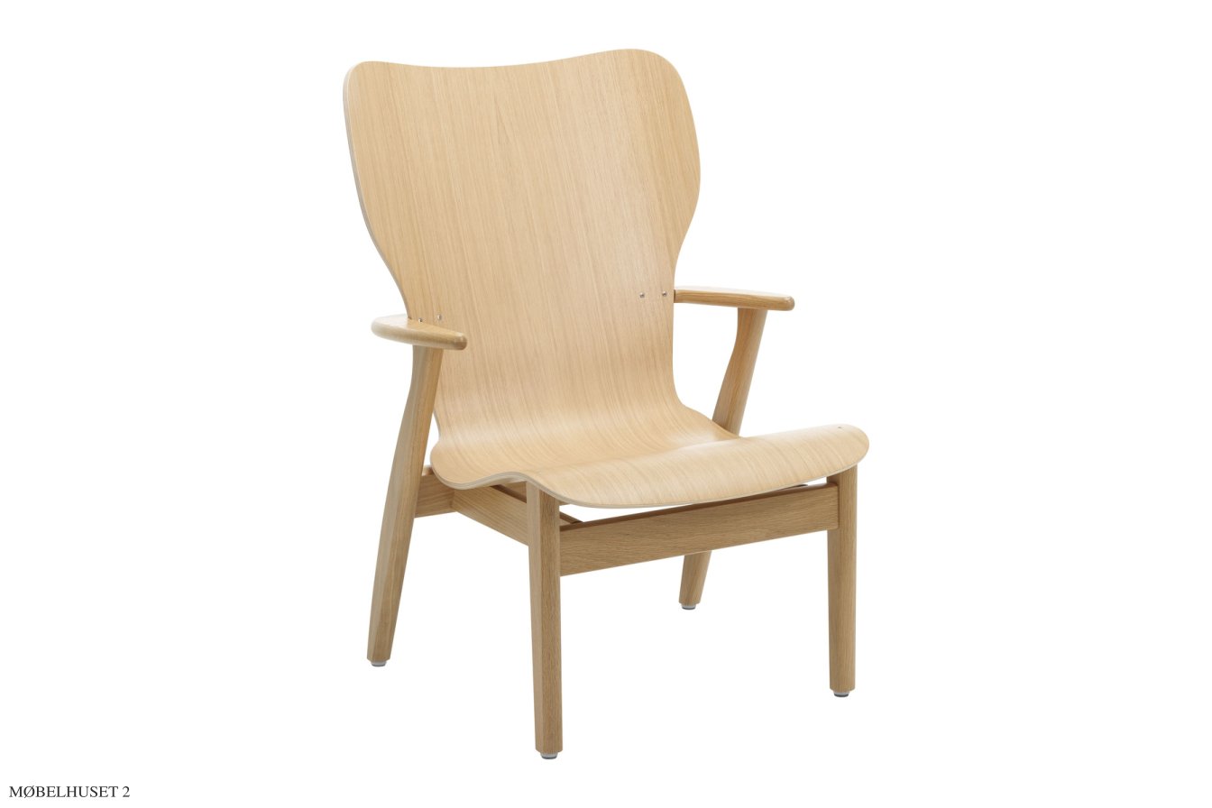 Domus Lounge Chair Sessel, Eiche lackiert | Artek