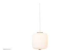 EK61 Opal Pendelleuchte, �24 cm eingeschaltet | Carl Hansen & S�n