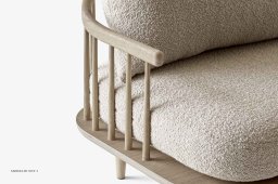 Fly SC12 Sofa, Eiche ge�lt, Karakorum 003 | &Tradition