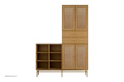 ATBO Garderobe 195 x 140, Bambus klar olie