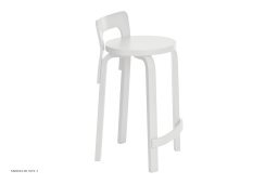 High Chair K65 barstol, Hvidlakeret | Artek