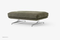 Inland AV32 Bank, Poliertes Aluminium, Clay 014 | &Tradition