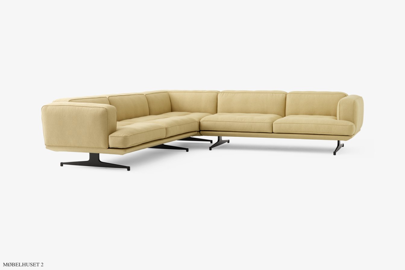 Inland AV41 Sofa, Warm Black, Acca 231 | &Tradition
