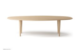 Jari Low Tables, Ellipse 130x58, Eiche ge�lt | Brdr. Kr�ger