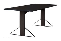 Kaari Table REB 001 Tisch, Schwarz HPL/schwarz lackiert Eiche | Artek