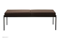 Kiki Bench Bank, 2 Sitzer/Leder Elegance mocca | Artek