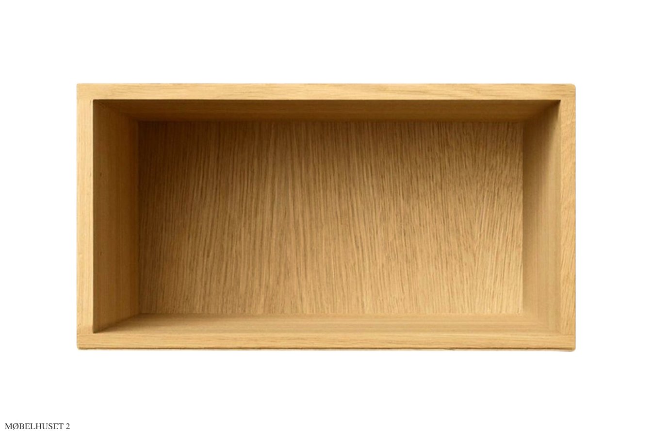ATBO Kvart hallway reol 18 x 35, 30 cm, Eg klar olie