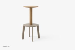 Massif AV39 & AV40 Hocker, AV40 - Barhocker, Oak & Grey Beige | &Tradition